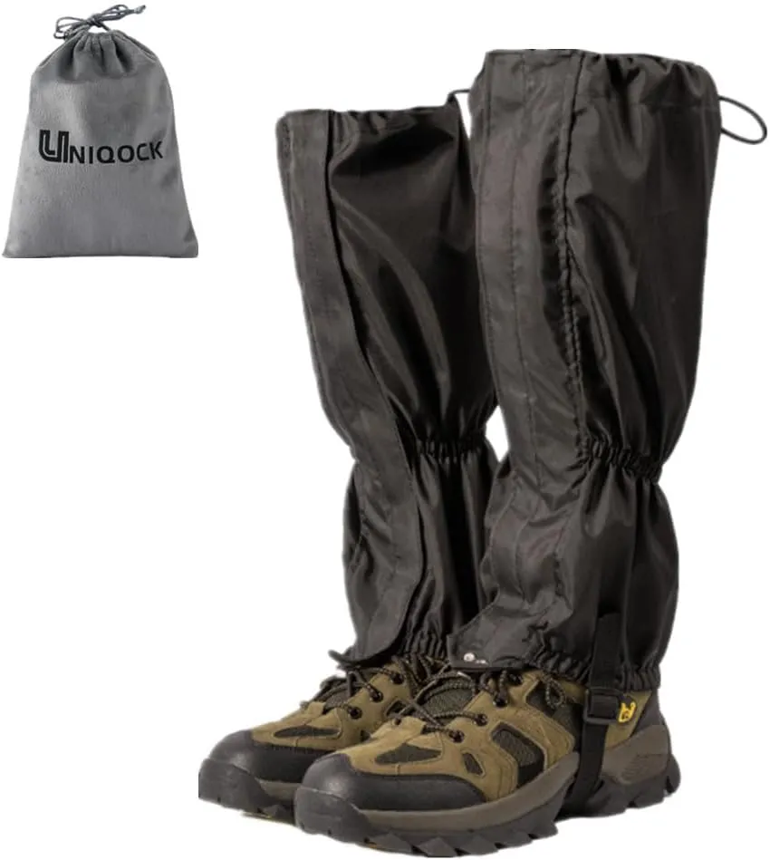 Hiking Gaiters Lightweight Leg Gaiters Snow Gaiters Waterproof Windproof Durable Leg Cover Protect for Mountain Snow, Hiking, Skiing, Walking, Climbing, Hunting