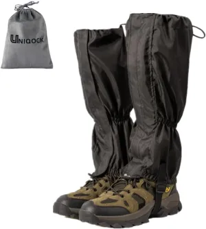 Hiking Gaiters Lightweight Leg Gaiters Snow Gaiters Waterproof Windproof Durable Leg Cover Protect for Mountain Snow, Hiking, Skiing, Walking, Climbing, Hunting