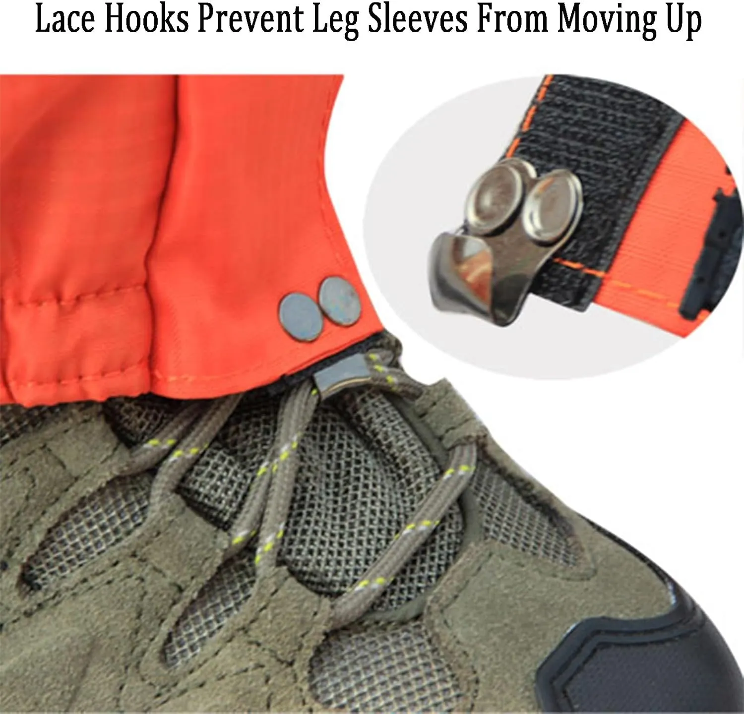 Hiking Leg Gaiters,Gaiters for Men Women,Outdoor Warm Snow Cover,Suitable for Mountain Snow Skiing,Rock Climbing,Hunting