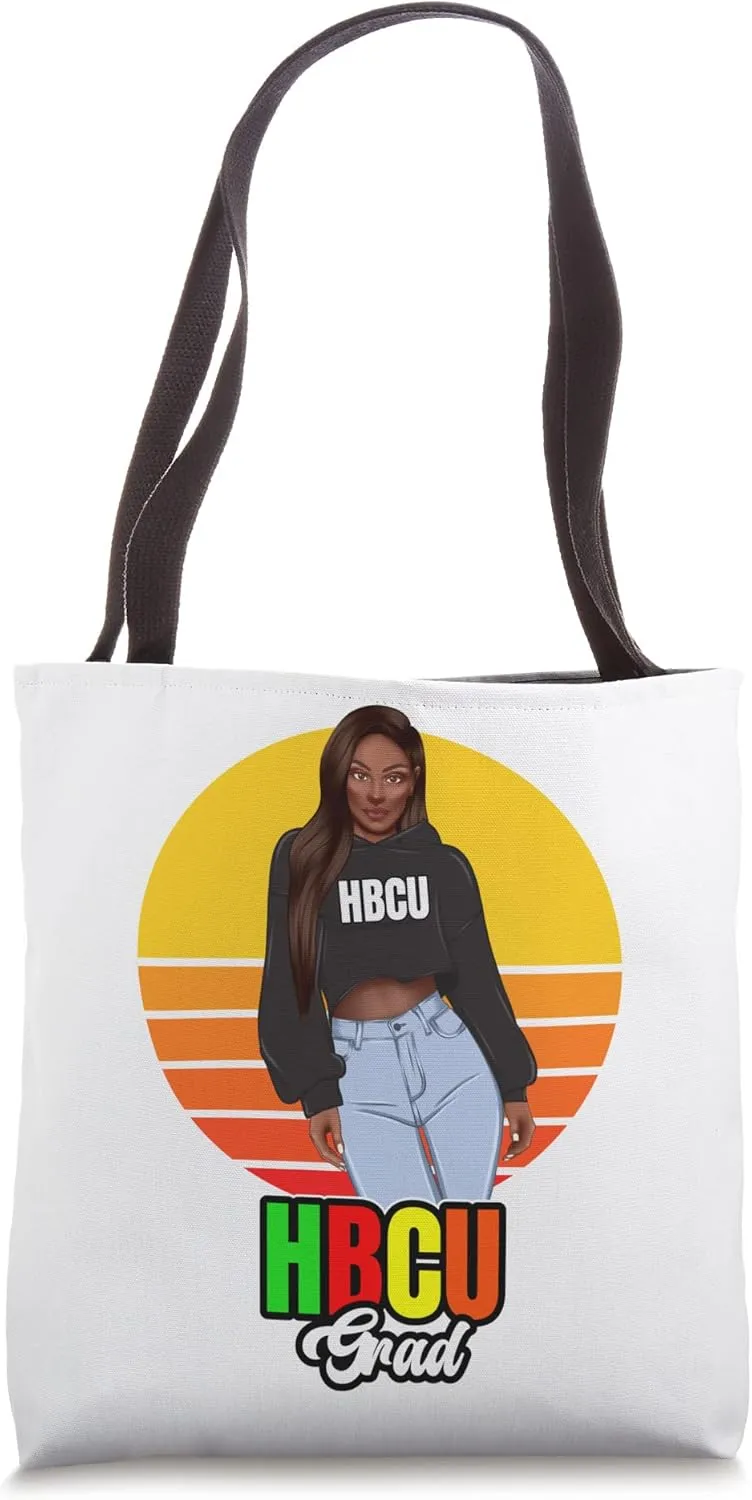 Historically Black College University Student HBCU Made Grad Tote Bag