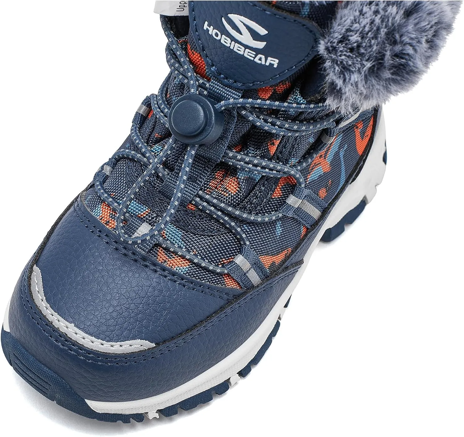 HOBIBEAR Boys Girls Toddler Snow Boots Waterproof Slip Resistant Outdoor Winter Boot Shoes(Toddler/Little Kids/Big Kids)