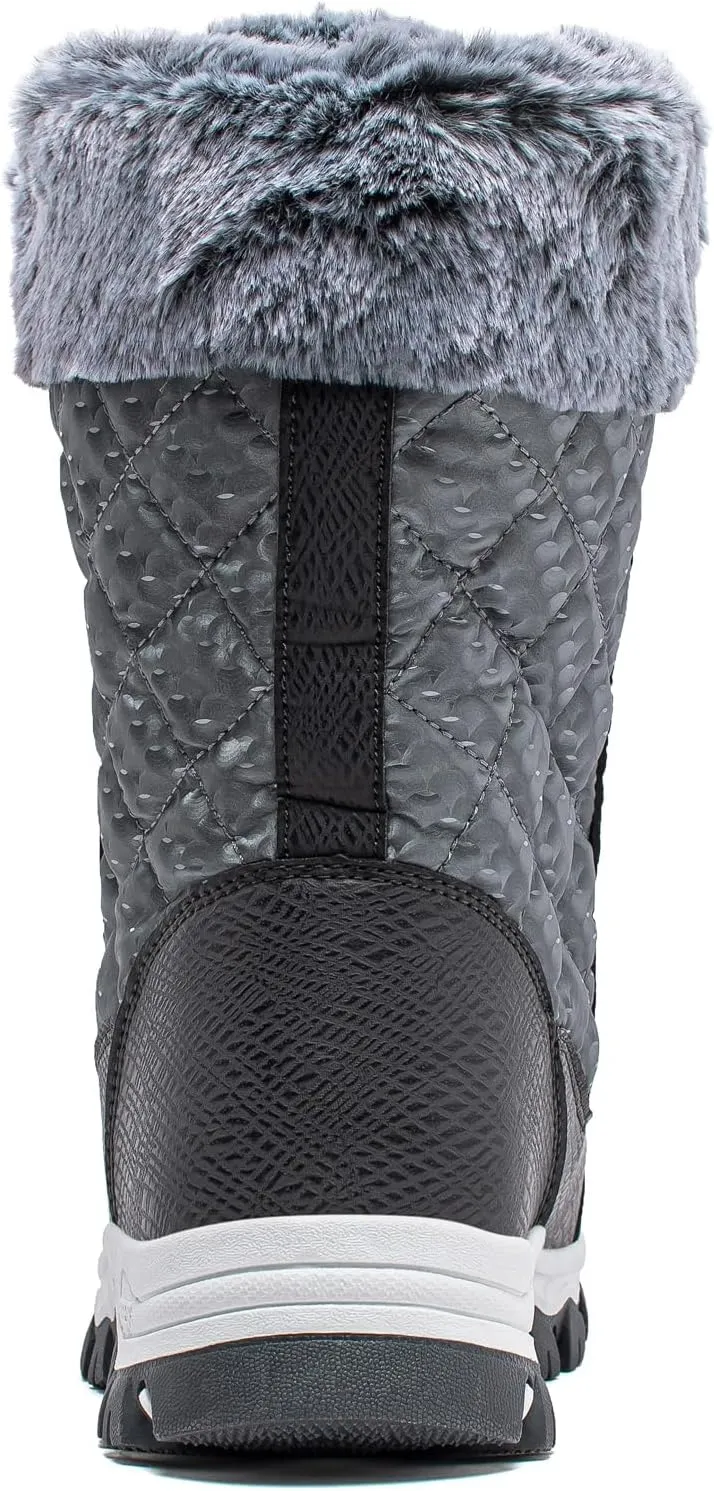 HOBIBEAR Girls Boys Kids Snow Boots Waterproof Slip Resistant Outdoor Winter Shoes(Kids/Little Kids/Big Kids)