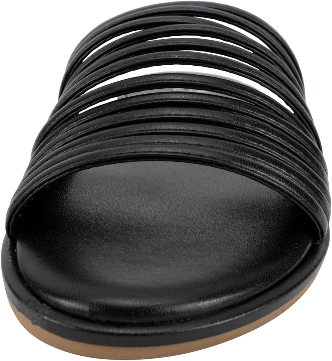 ITALIAN Shoemakers Monet Women's Sandal, banded low heel sandal for Women