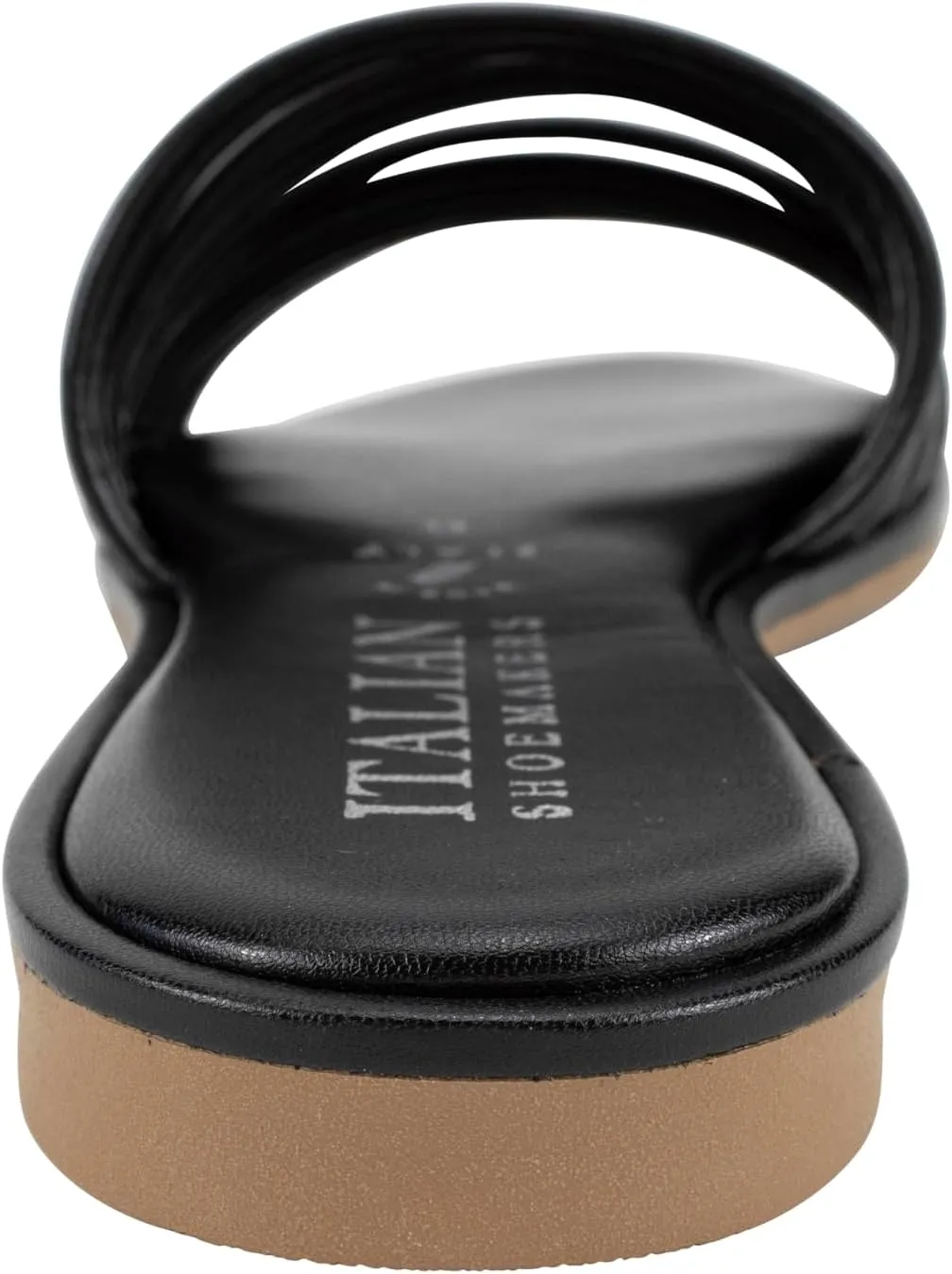 ITALIAN Shoemakers Monet Women's Sandal, banded low heel sandal for Women