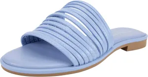 ITALIAN Shoemakers Monet Women's Sandal, banded low heel sandal for Women