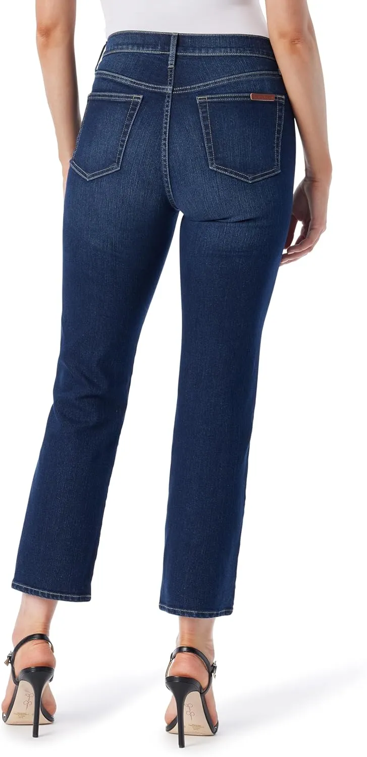 Jessica Simpson Women's Harmony High Rise Slim Straight Ankle Standard