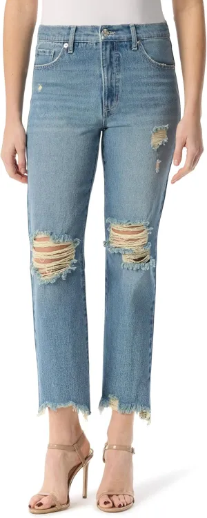 Jessica Simpson Women's Harmony High Rise Slim Straight Ankle Standard