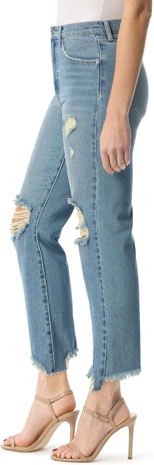 Jessica Simpson Women's Harmony High Rise Slim Straight Ankle Standard
