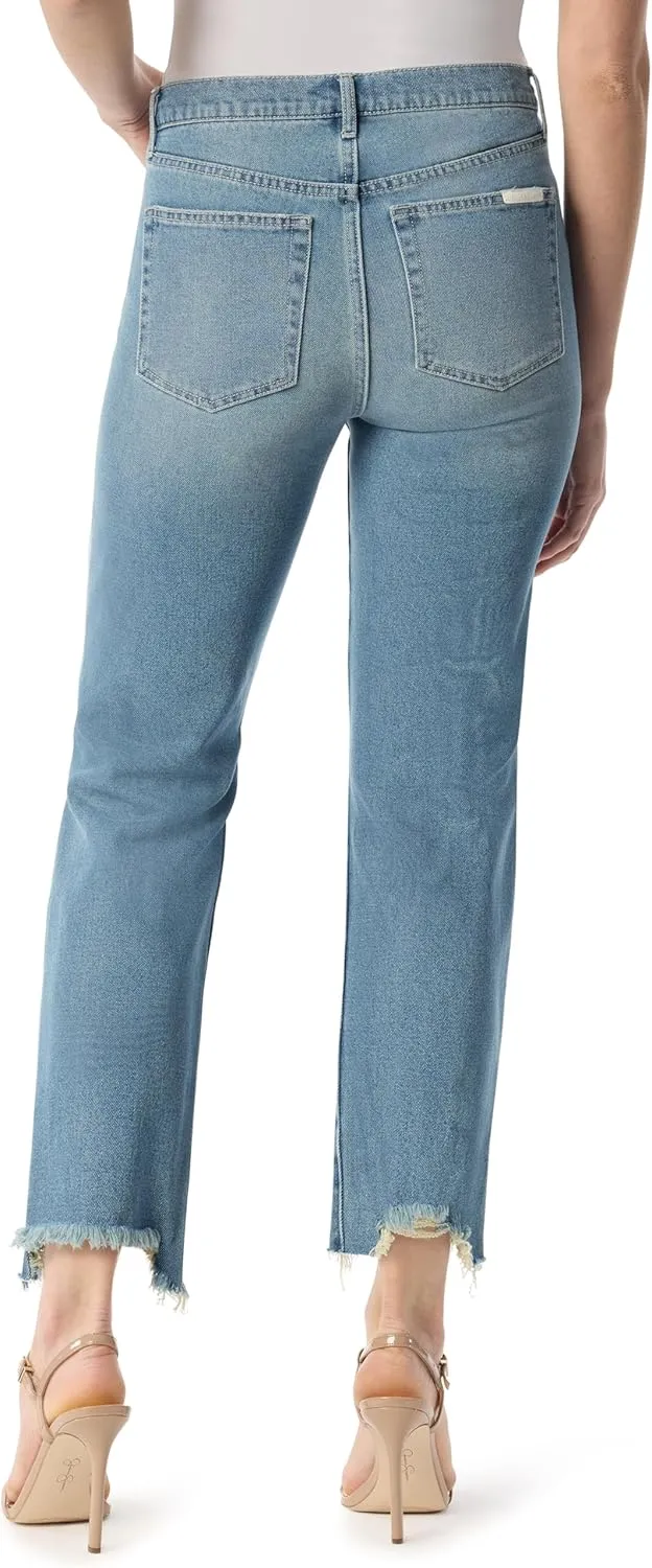 Jessica Simpson Women's Harmony High Rise Slim Straight Ankle Standard