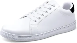 Jousen Men's Fashion Sneakers White Shoes for Men Casual Breathable Shoes
