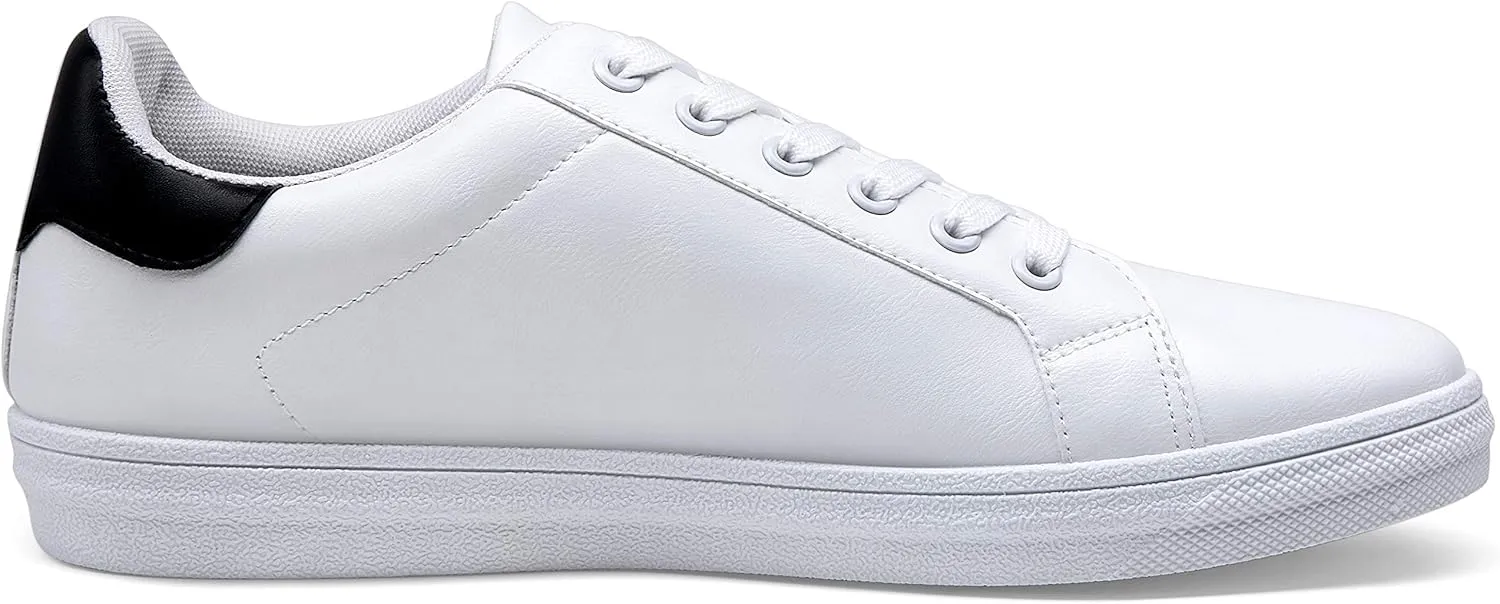 Jousen Men's Fashion Sneakers White Shoes for Men Casual Breathable Shoes