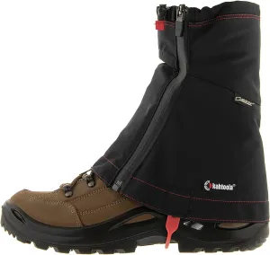 Kahtoola LEVAgaiter Mid GTX Gaiters, Waterproof Gore-TEX Shoe & Boot Protection for Mountaineering, Off-Trail Hiking in Mud, Snow & Ice