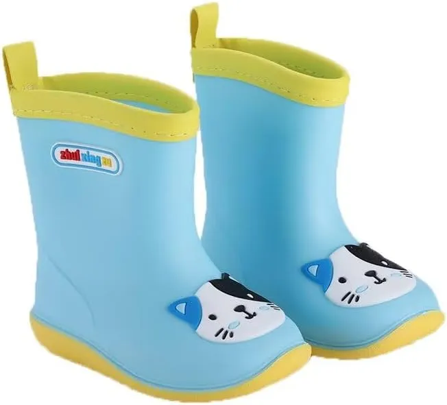 Kids Boy Girl Soft Lovely Cartoon Rain Boots for Walking Water Sport