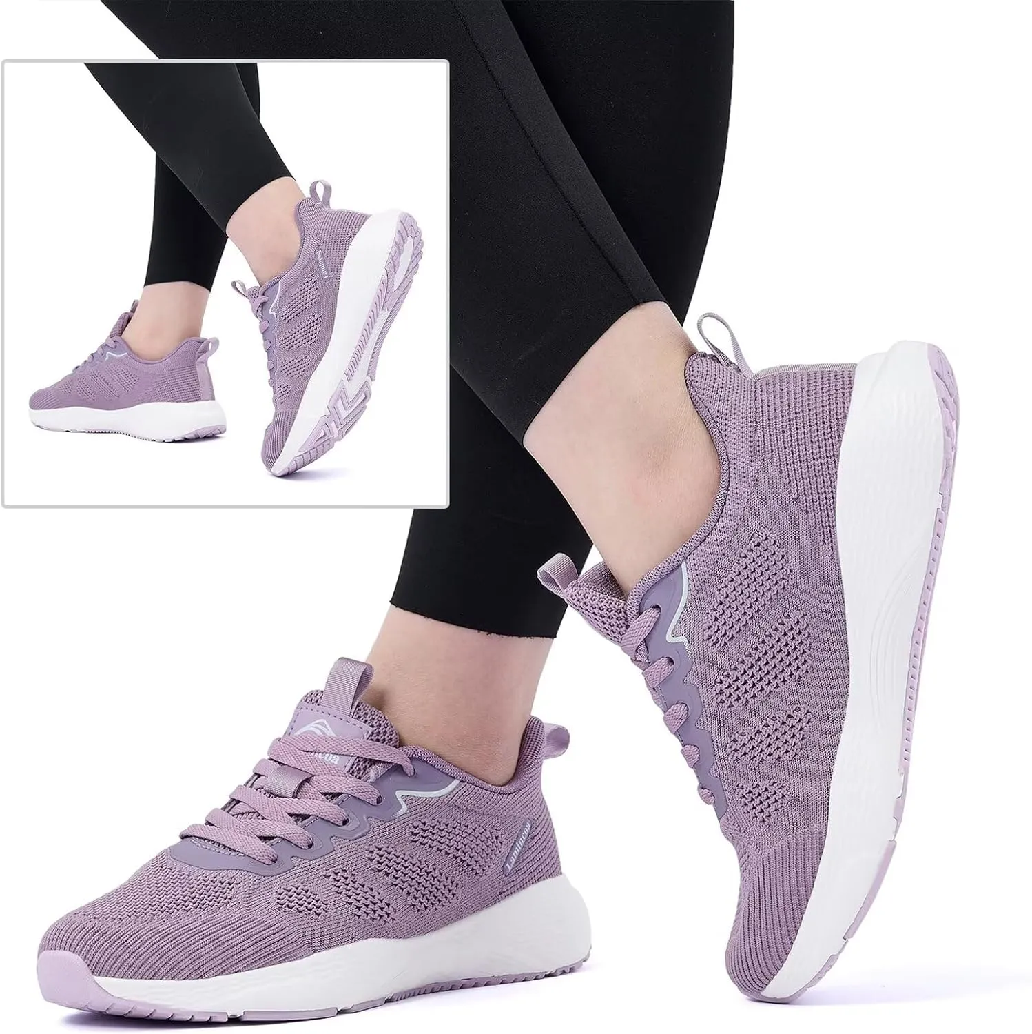 Lamincoa Women's Walking Shoes Running Lightweight Sneakers Comfortable Tennis Athletic Shoes Outdoor Gym Sport Workout