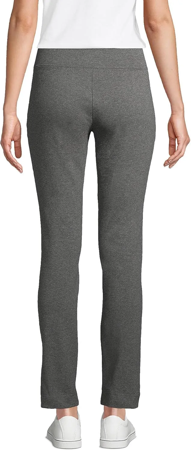 Lands' End Women's Starfish Mid Rise Slim Leg Pants