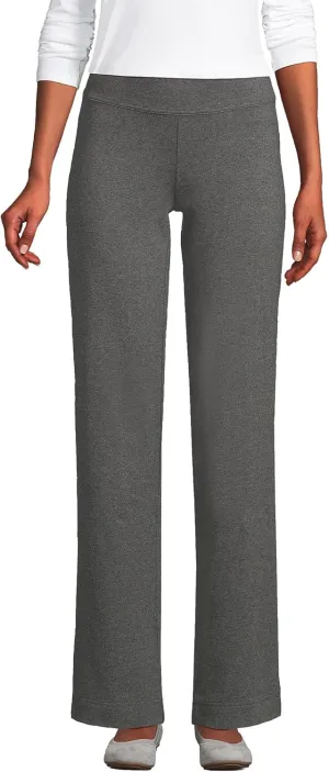 Lands' End Women's Starfish Mid Rise Straight Leg Pants