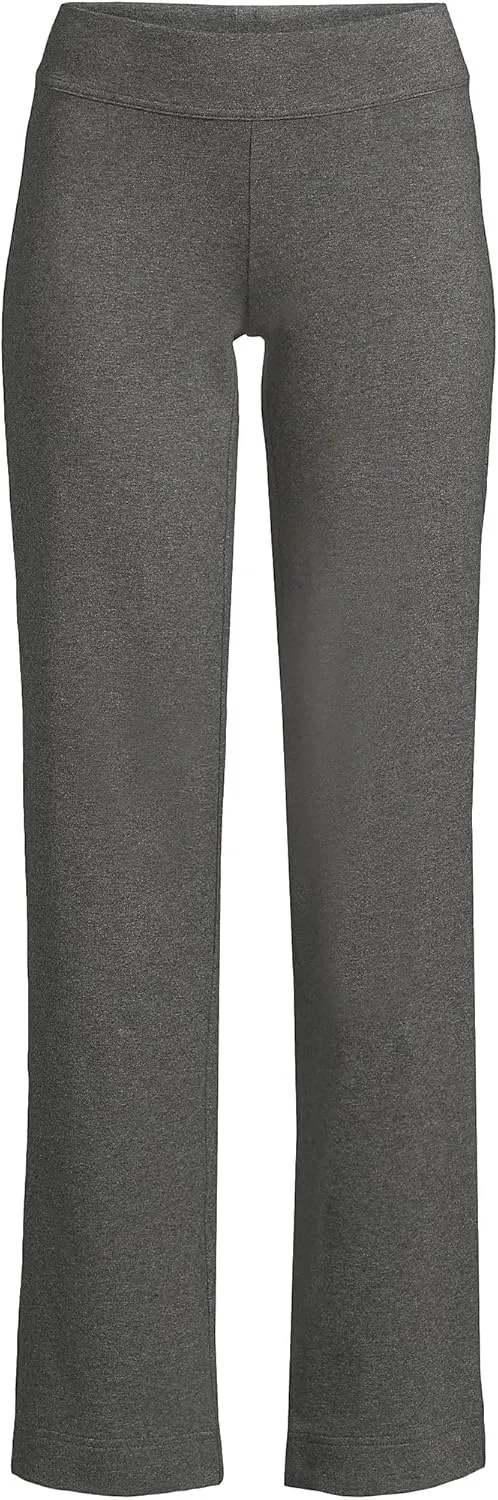 Lands' End Women's Starfish Mid Rise Straight Leg Pants