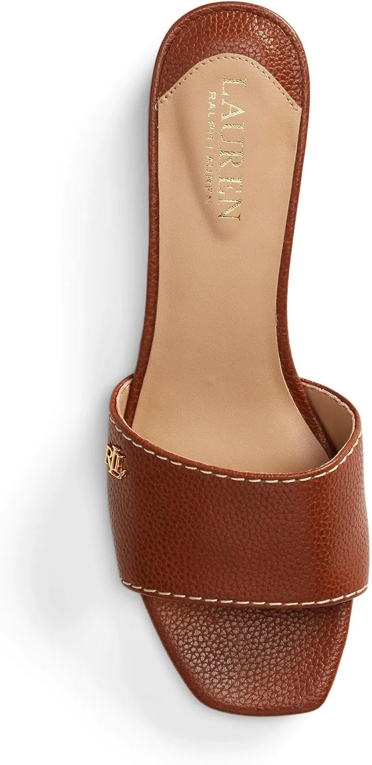 Lauren Ralph Lauren Women's Fay Tumbled Leather Sandals