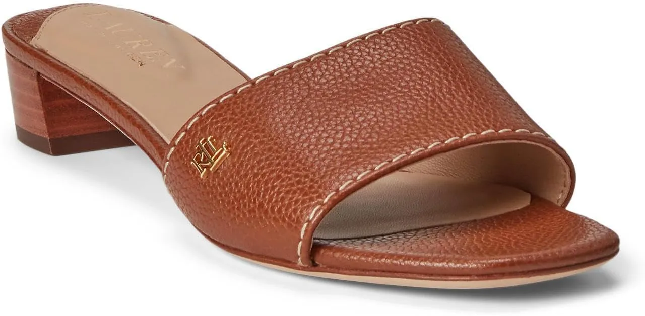 Lauren Ralph Lauren Women's Fay Tumbled Leather Sandals