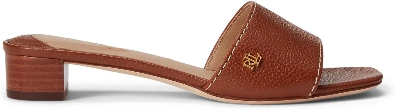 Lauren Ralph Lauren Women's Fay Tumbled Leather Sandals