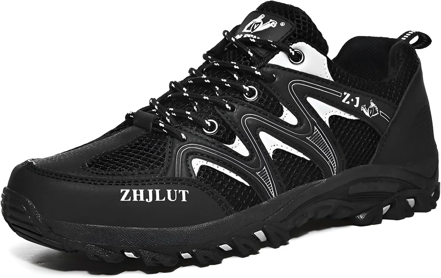 lilaBelle]Breathable Waterproof Hiking Shoes -【-Season Lightweight】 Men's & Women's Trekking Boots with Protective Toe Cap, Non-Slip Sole for Mountain Climbing, Outdoor Activities Black