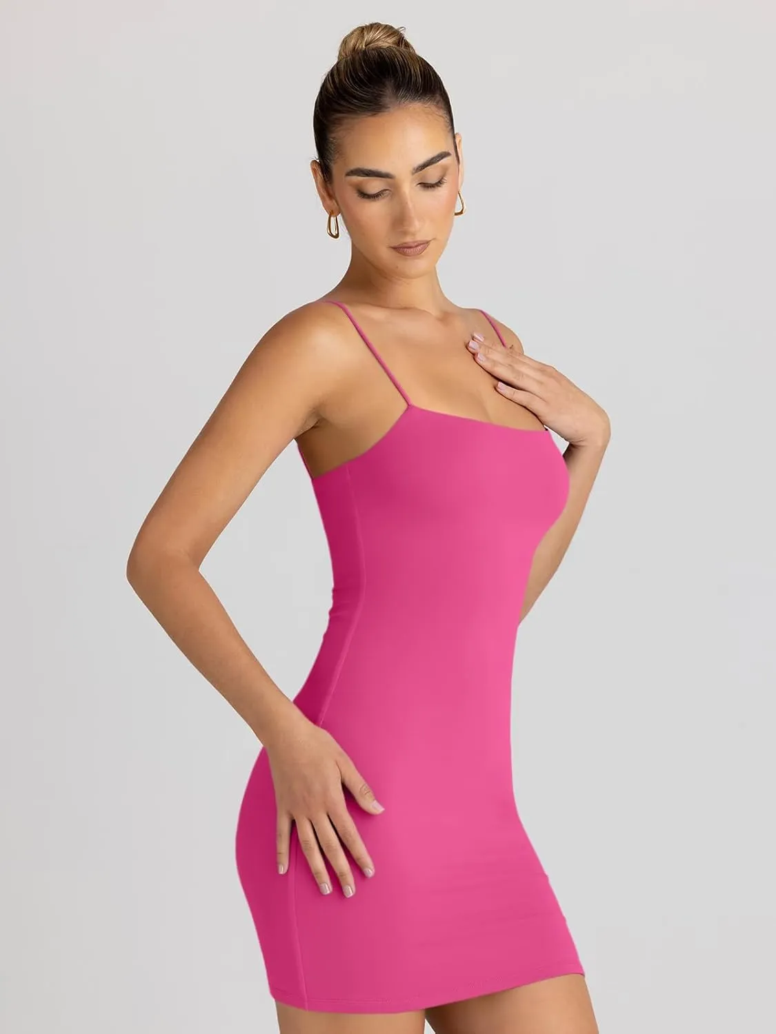 LILLUSORY Women's Mini Sexy Bodycon Dress 2025 Summer Going Out Short Party Club Dresses Beach Vacation Spring Outfits