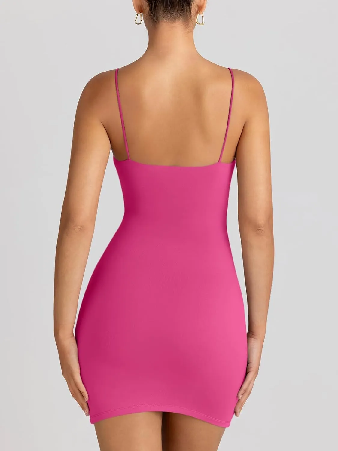 LILLUSORY Women's Mini Sexy Bodycon Dress 2025 Summer Going Out Short Party Club Dresses Beach Vacation Spring Outfits