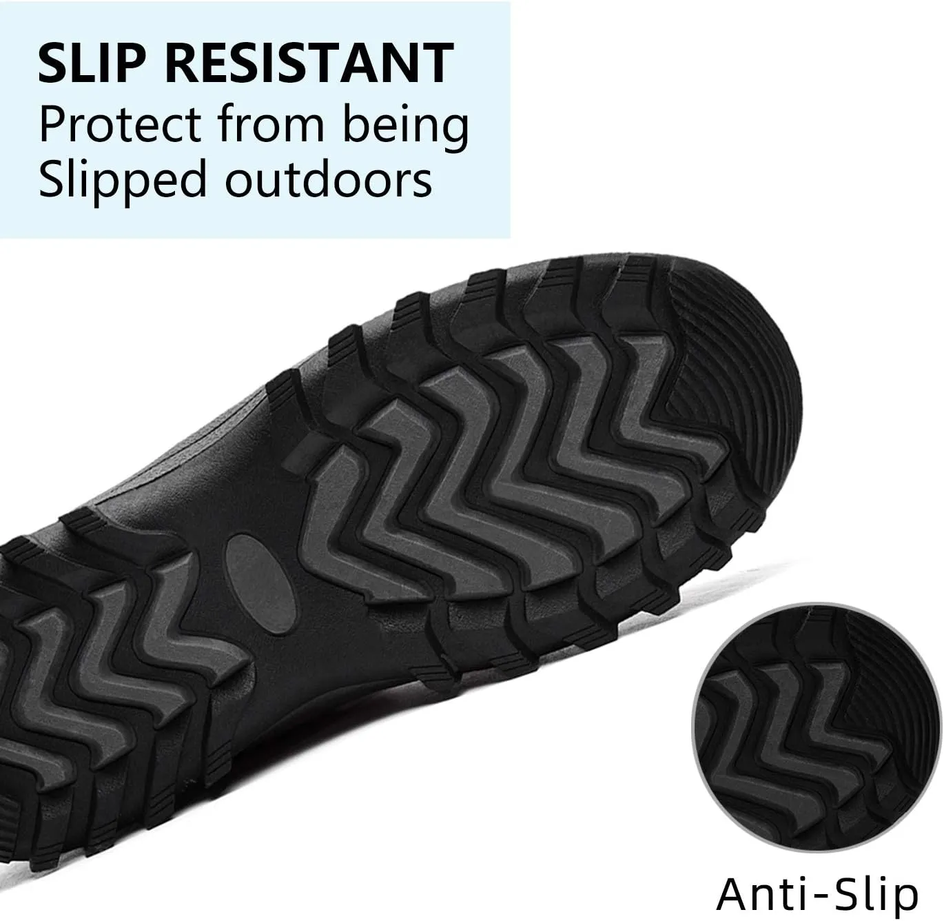 MEHOTO Men Women Warm Snow Boots, Soft Warm Sole Fur Lined Waterproof Anti Klip Winter Ankle Hiking Climping Walking Booties
