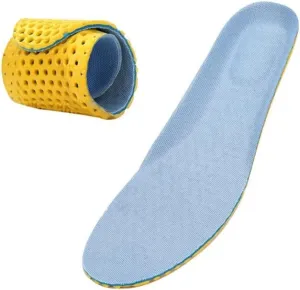 Memory Foam Insoles for Shoes Sole Mesh Deodorant Breathable Cushion Running Insoles for Feet Man Women Orthopedic Insoles(E,35-36)