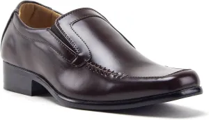 Men's 31334 Classic Square Toe Slip On Moccasin Style Loafers Dress Shoes