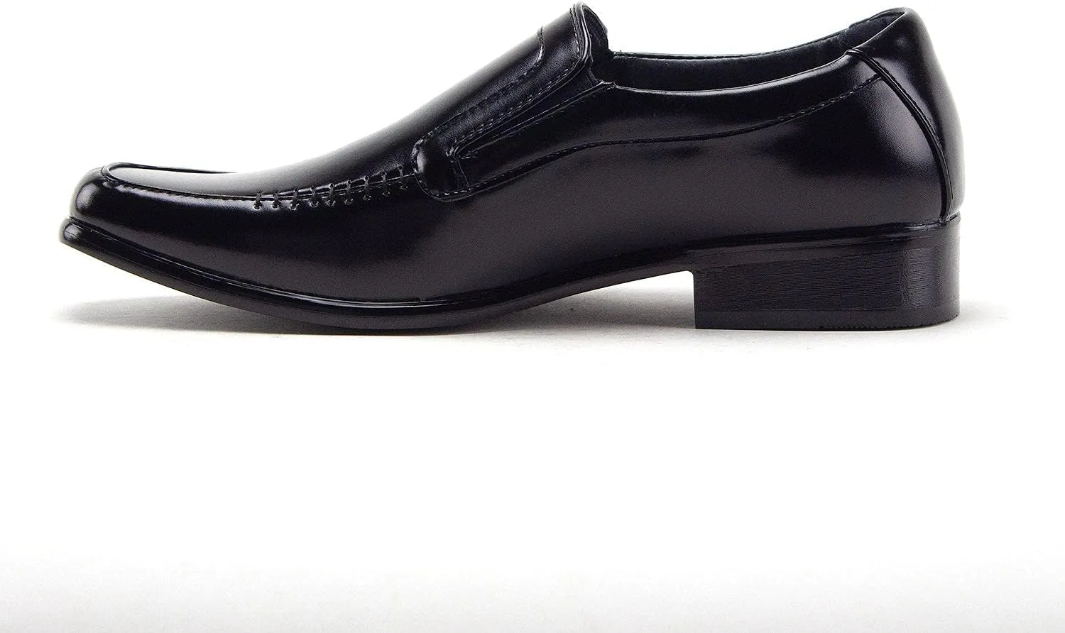 Men's 31334 Classic Square Toe Slip On Moccasin Style Loafers Dress Shoes