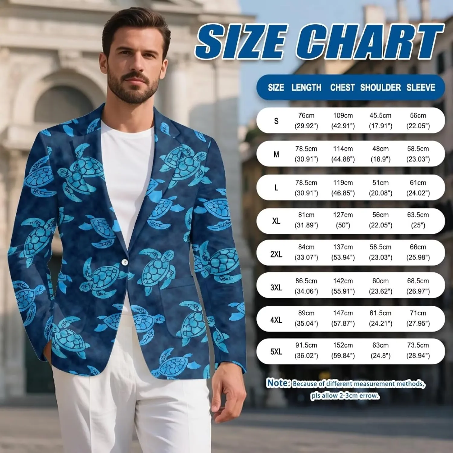 Mens Blazers Suit Jacket for Business One Button Slim Fit Suit Jackts Lightweight Casual Sport Coat S-5XL