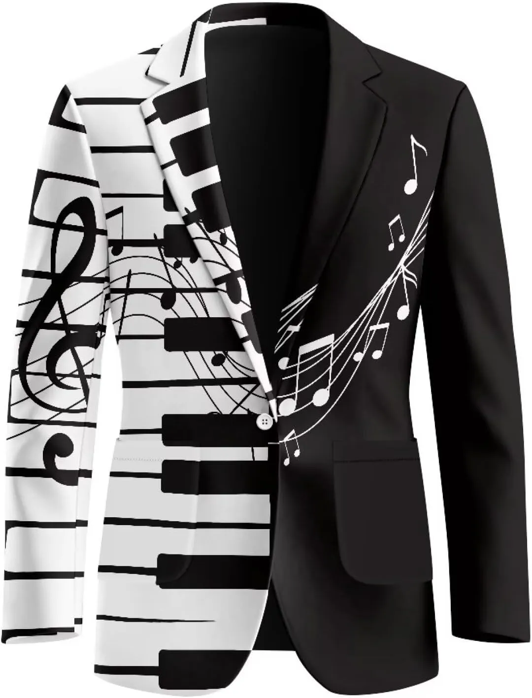 Mens Blazers Suit Jacket for Business One Button Slim Fit Suit Jackts Lightweight Casual Sport Coat S-5XL