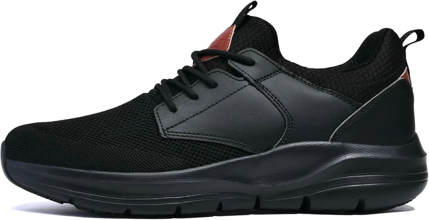 Men's Non Slip Work Shoes Walking Shoes Slip Resistant Restaurant Waterproof Shoes Food Service Chef Kitchen Breathable Sneakers