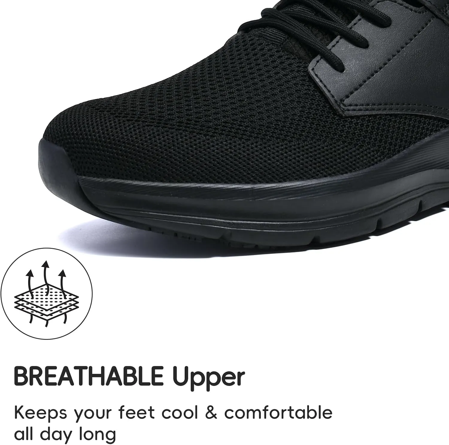 Men's Non Slip Work Shoes Walking Shoes Slip Resistant Restaurant Waterproof Shoes Food Service Chef Kitchen Breathable Sneakers