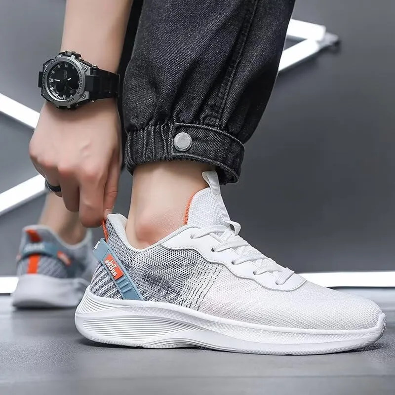 Men's Running Shoes Breathable Lightweight Walking Shoes Workout Sport Sneakers Plus Size Shoes for Men