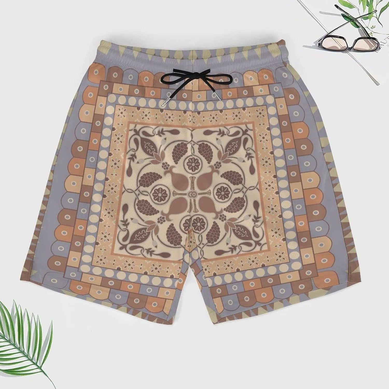 Mens Swim Trunks with Compression Liner Bathing Suits Beach Shorts Swim Shorts Men Swim Trunks