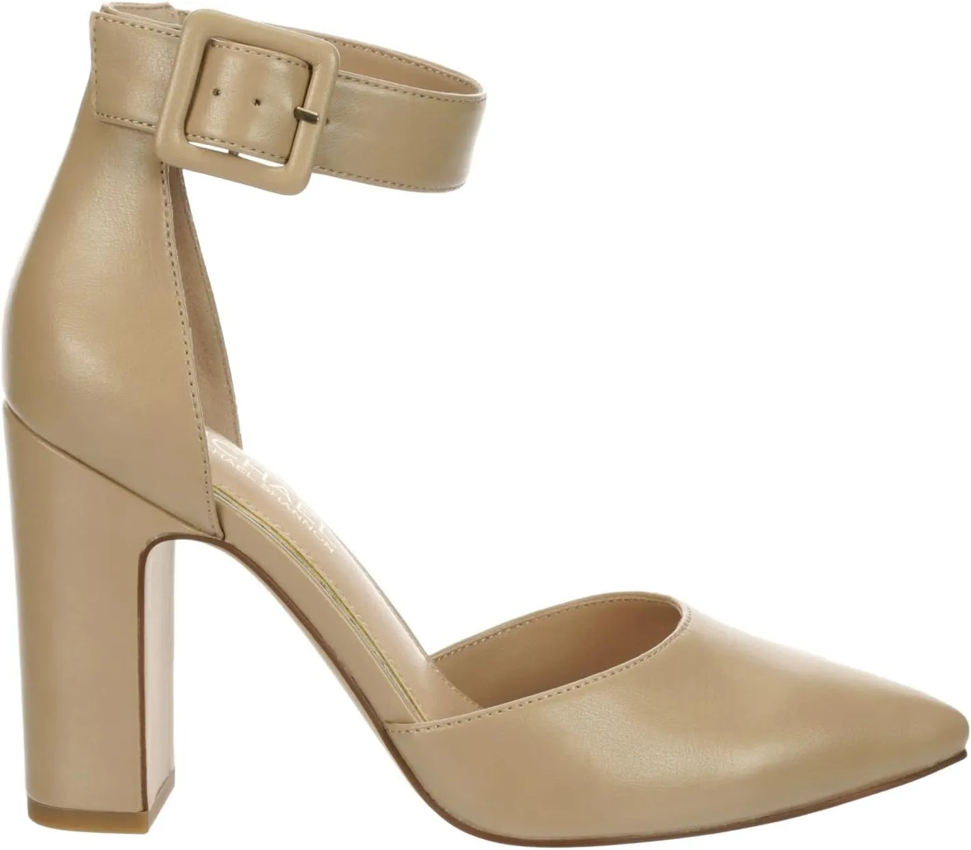 Michael By Michael Shannon Rosalie - Women's Closed Pointed Toe Block High Heel Ankle Strap Dress Sandals