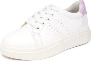 Nautica Girls Fashion Shoe - Lace-Up Low-Top Tennis Sneakers for Big Kids, Little Kids & Toddlers (Regular Heel/Platform Sole)