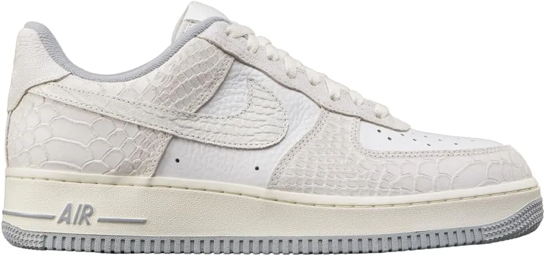 Nike Womens W Air Force 1 DX2678 100 "White Python - Size 6W