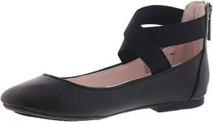 NINA Girl's Marissa (Toddler/Little Kid/Big Kid) Black Smooth 5 Big Kid M