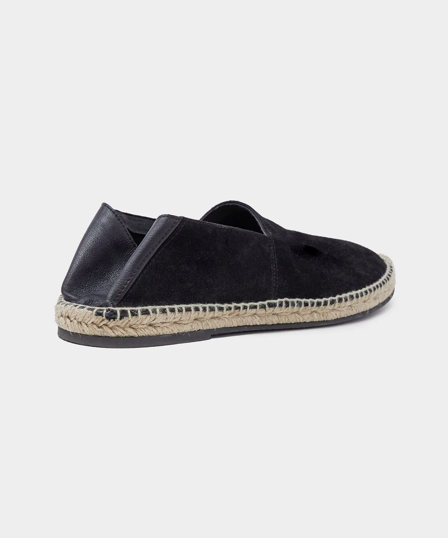Nomad Suede Espadrille in Black