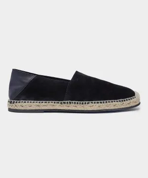 Nomad Suede Espadrille in Black