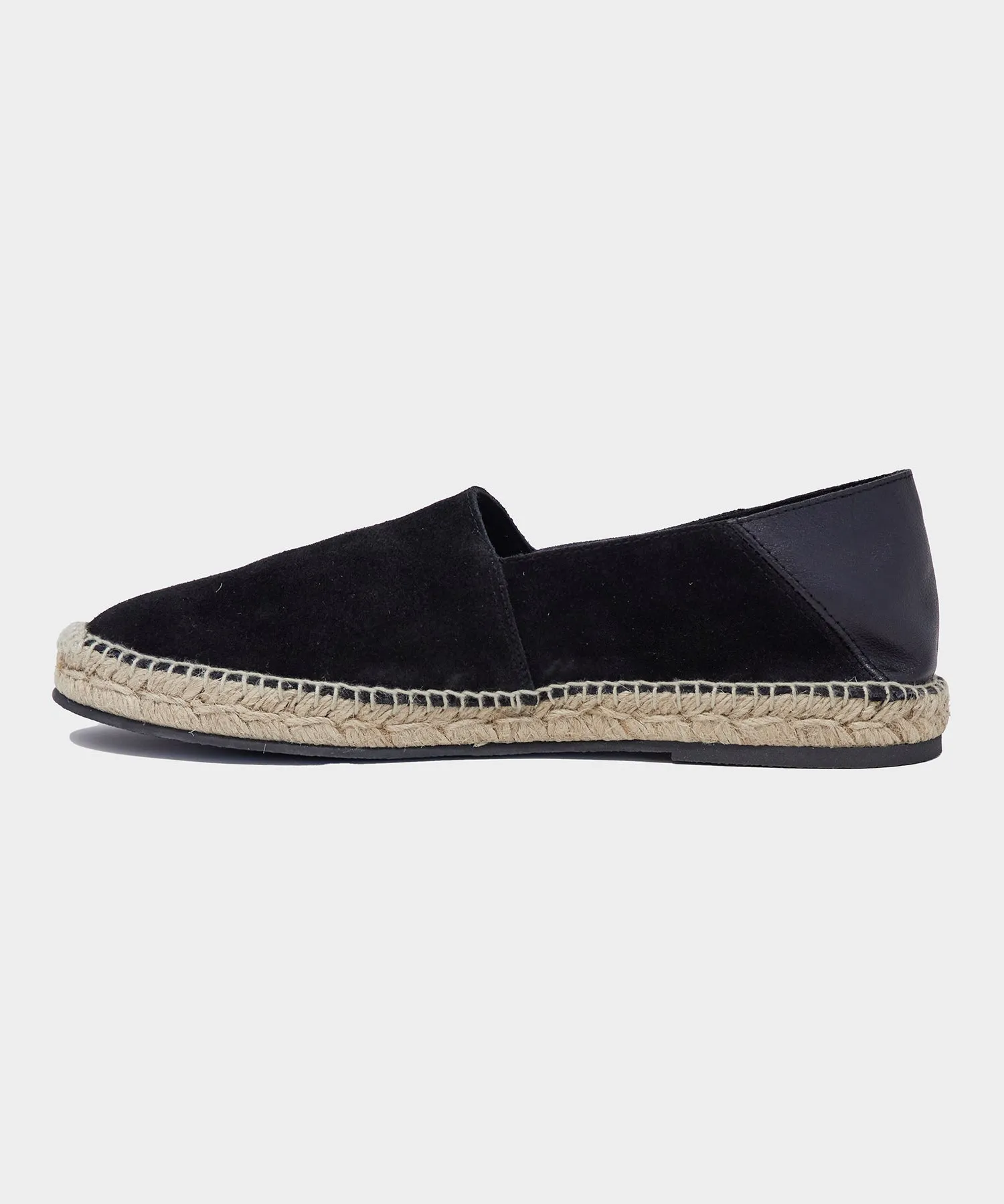 Nomad Suede Espadrille in Black