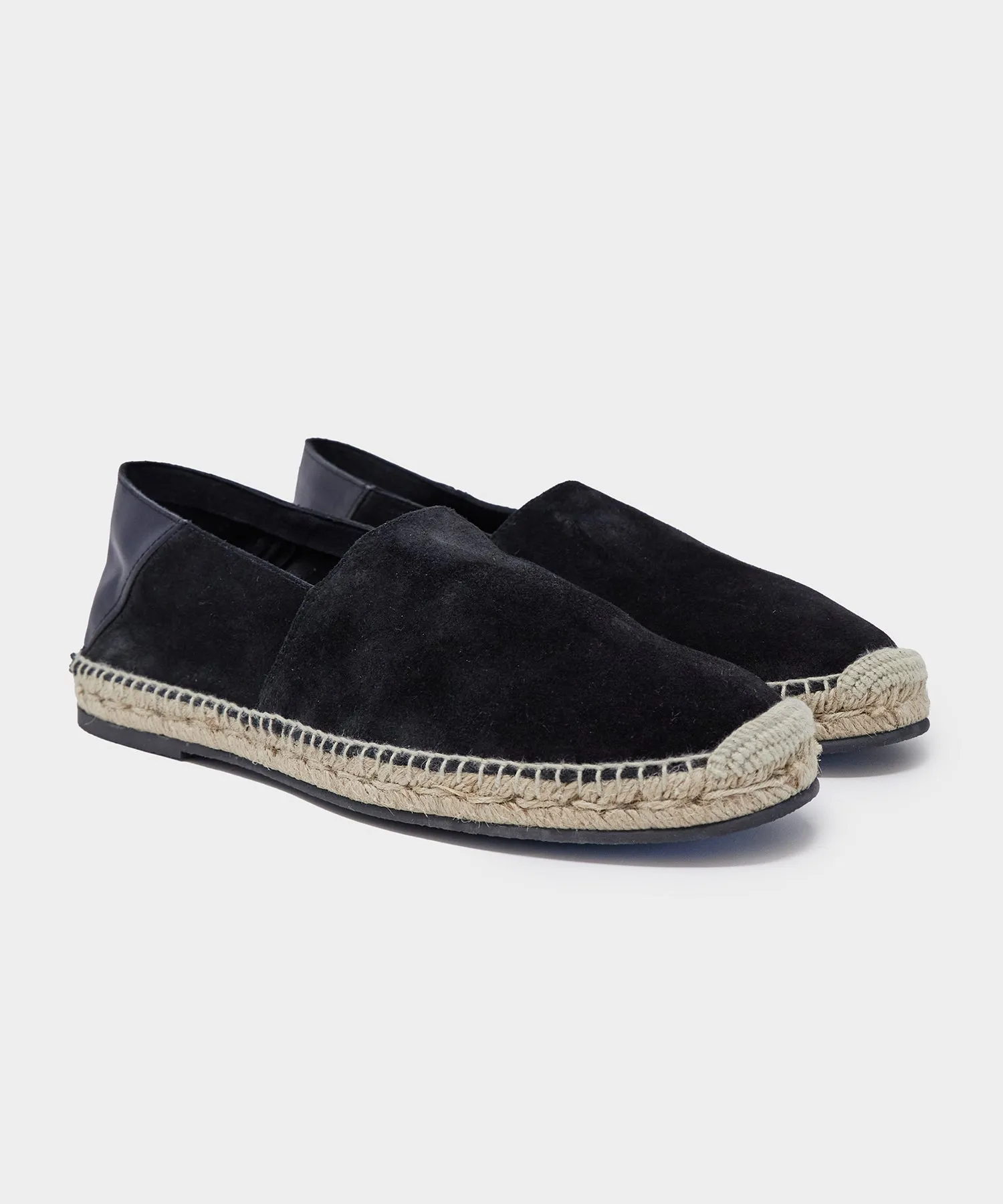 Nomad Suede Espadrille in Black