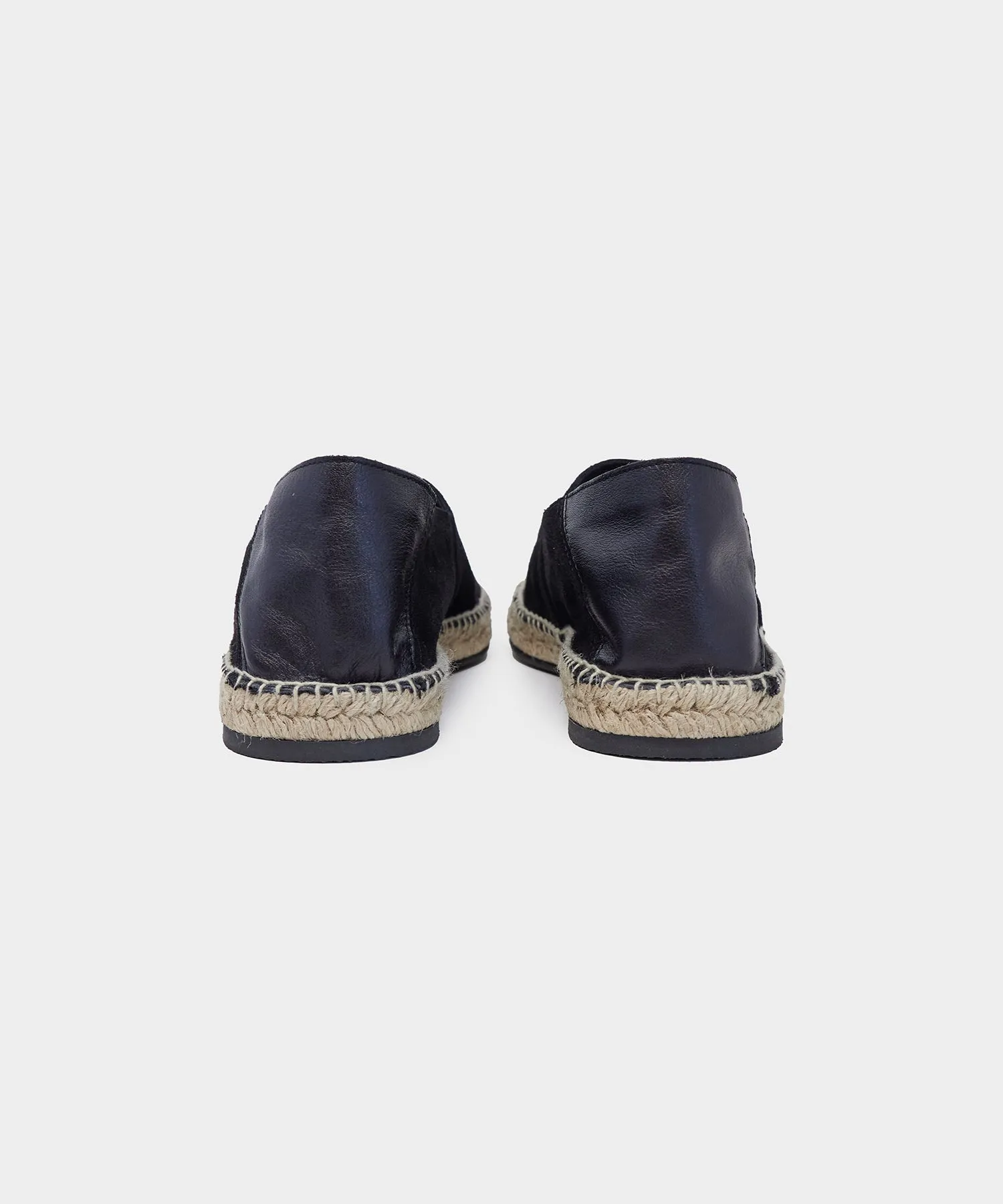 Nomad Suede Espadrille in Black