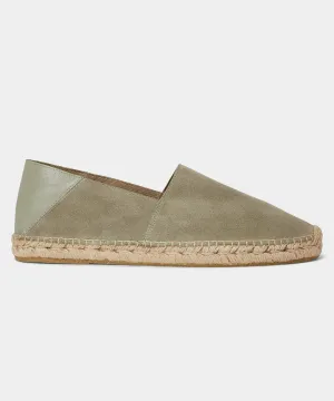 Nomad Suede Espadrille in Sage