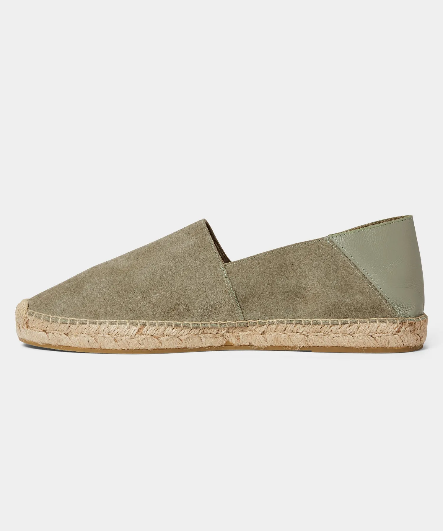 Nomad Suede Espadrille in Sage