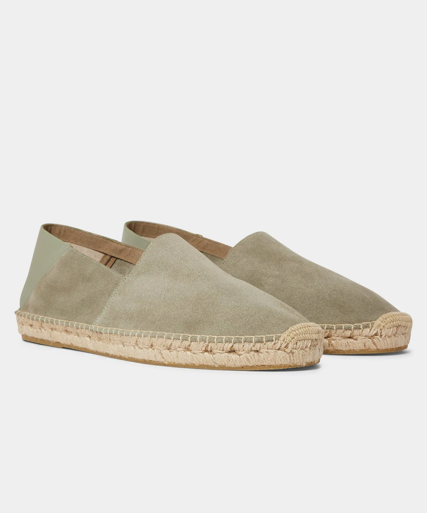 Nomad Suede Espadrille in Sage