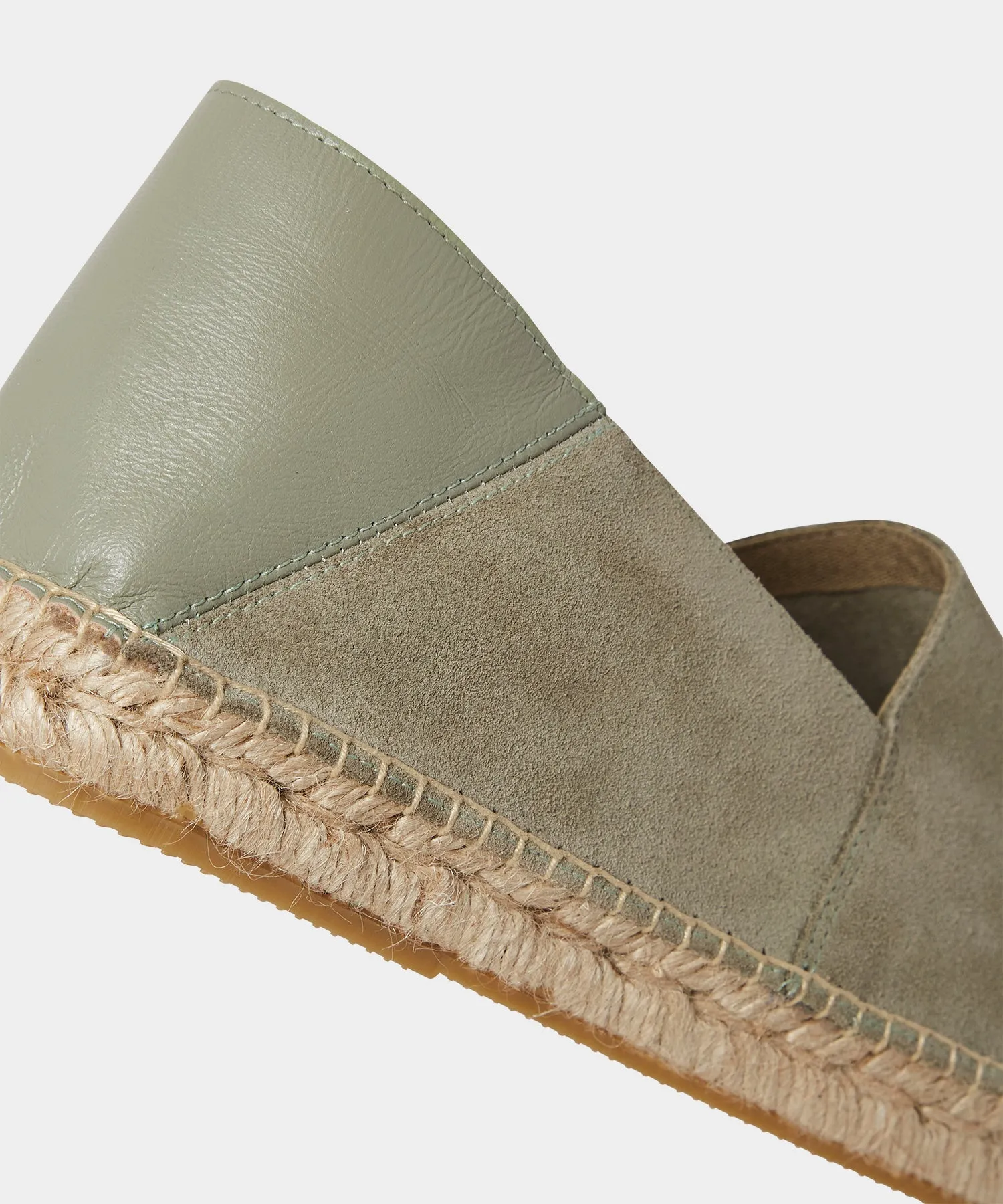 Nomad Suede Espadrille in Sage